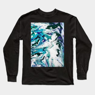 Fluid Painting That Looks Like Toothpaste Honestly Long Sleeve T-Shirt